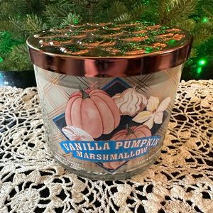 Bath and Body Works Vanilla Pumpkin Marshmallow Candle